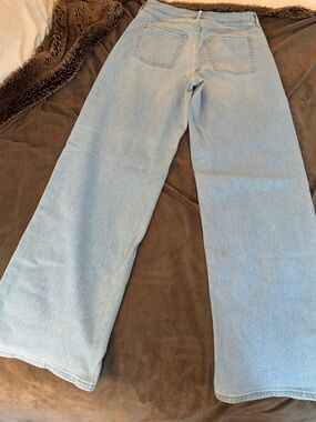 Old Navy Light Blue Wide Leg Jeans